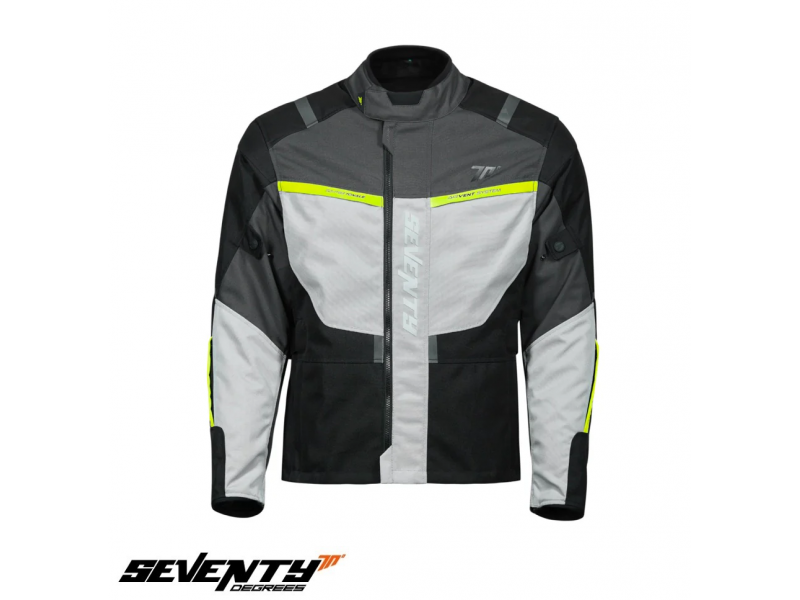 Geaca (jacheta) barbati Touring/Adventure Seventy iarna model SD-JT83 Tonale culoare: negru/gri/galben fluor Geaca (jacheta) barbati Touring/Adventure Seventy iarna model SD-JT83 Tonale culoare: negru/gri/galben fluor