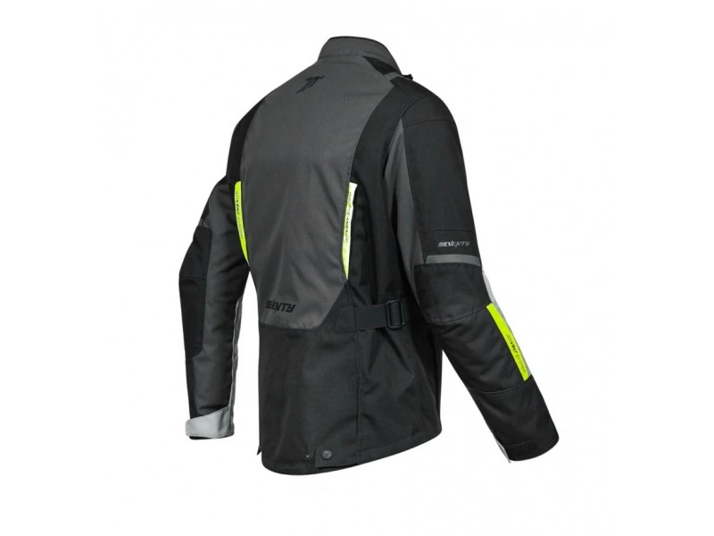 Geaca (jacheta) barbati Touring/Adventure Seventy iarna model SD-JT83 Tonale culoare: negru/gri/galben fluor