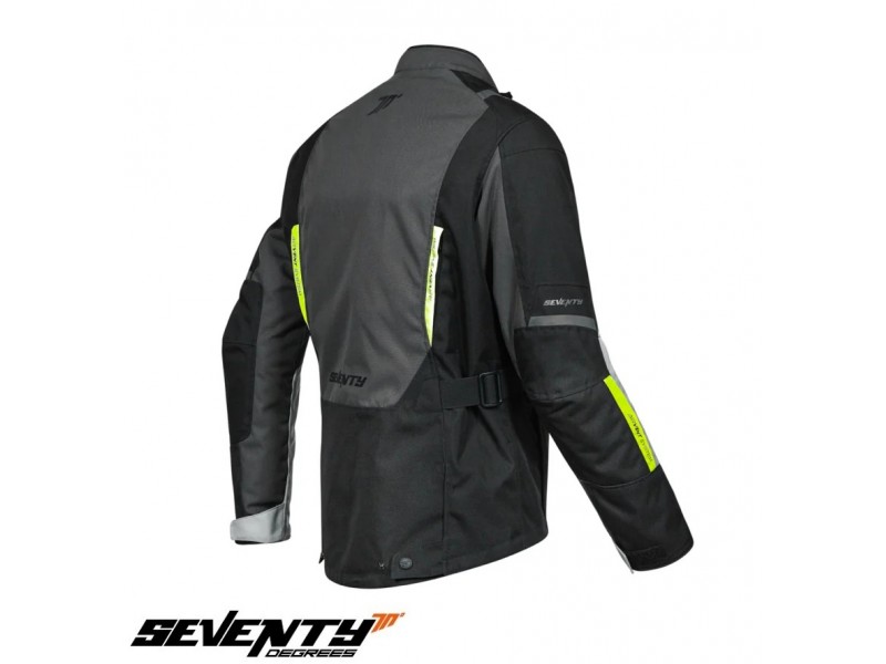 Geaca (jacheta) barbati Touring/Adventure Seventy iarna model SD-JT83 Tonale culoare: negru/gri/galben fluor Geaca (jacheta) barbati Touring/Adventure Seventy iarna model SD-JT83 Tonale culoare: negru/gri/galben fluor
