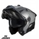 Casca modulabila (flip-up) Axxis GhostFighter SV Bitone C2 negru/gri lucios (ochelari soare integrati) – tip viziera: MT-V-36