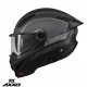 Casca modulabila (flip-up) Axxis GhostFighter SV Bitone C12 gri mat (ochelari soare integrati) – tip viziera: MT-V-36