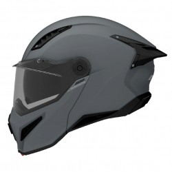 Casca modulabila (flip-up) Axxis GhostFighter SV A12 titanium mat (ochelari soare integrati) – tip viziera: MT-V-36