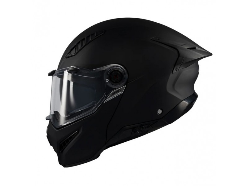 Casca modulabila (flip-up) Axxis GhostFighter SV A1 negru mat (ochelari soare integrati) – tip viziera: MT-V-36