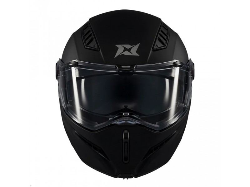 Casca modulabila (flip-up) Axxis GhostFighter SV A1 negru mat (ochelari soare integrati) – tip viziera: MT-V-36