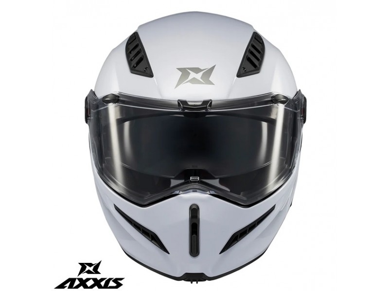 Casca modulabila Axxis GhostFighter SV A0 alb lucios (ochelari soare integrati) – tip viziera: MT-V-36 Casca modulabila Axxis GhostFighter SV A0 alb lucios (ochelari soare integrati) – tip viziera: MT-V-36