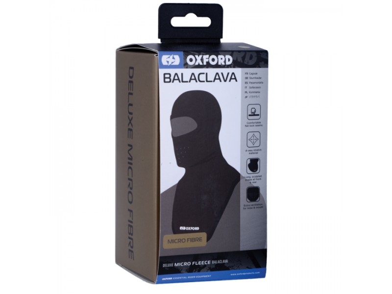 Cagula Oxford Deluxe Microfibra (marime universala) - culoare: negru