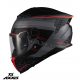 Casca integrala Axxis Hawk Evo SV Dark Justice C1 gri mat (ochelari soare integrati) - tip viziera: MT-V-31