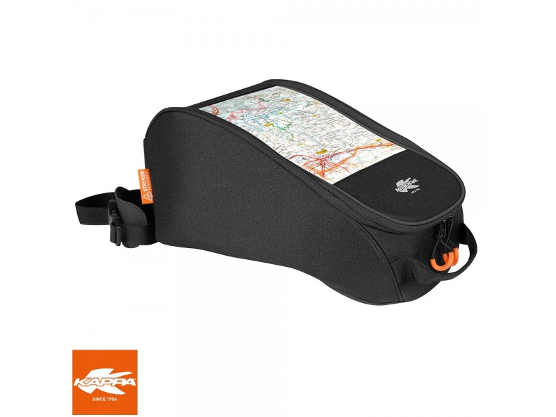 Geanta rezervor motocicleta Kappa - model ST113 Striker (volum: 9L) (fixare cu cureluse) - culoare: negru Geanta rezervor motocicleta Kappa - model ST113 Striker (volum: 9L) (fixare cu cureluse) - culoare: negru