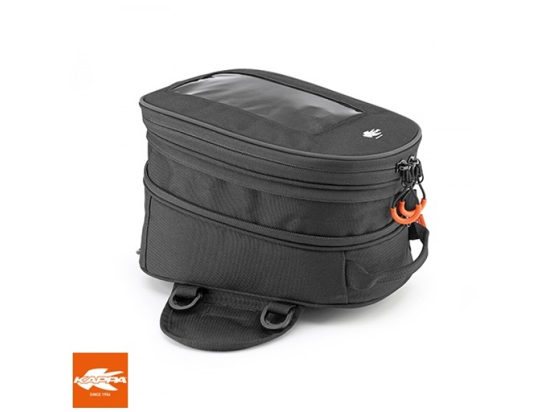 Geanta extensiva rezervor motocicleta Kappa - model ST108 Striker (volum: 5-7L) (fixare cu magneti sau cureluse) - culoare: negru Geanta extensiva rezervor motocicleta Kappa - model ST108 Striker (volum: 5-7L) (fixare cu magneti sau cureluse) - culoare: negru