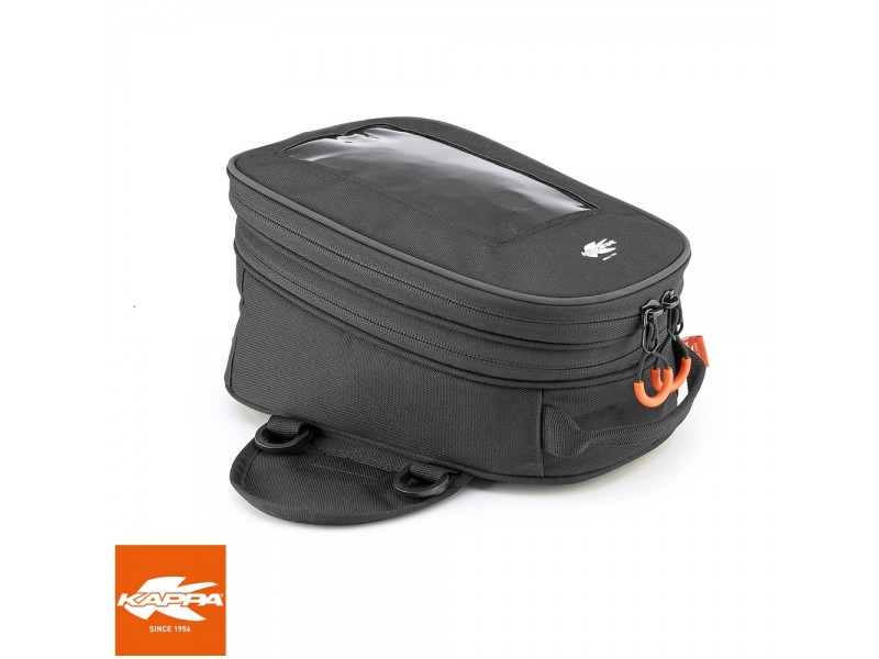 Geanta extensiva rezervor motocicleta Kappa - model ST108 Striker (volum: 5-7L) (fixare cu magneti sau cureluse) - culoare: negru Geanta extensiva rezervor motocicleta Kappa - model ST108 Striker (volum: 5-7L) (fixare cu magneti sau cureluse) - culoare: negru