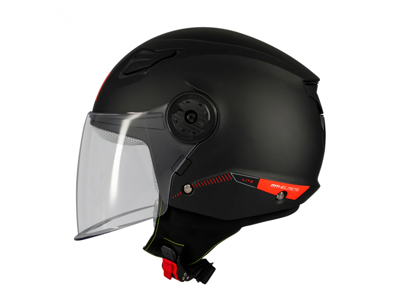 Casca open face MT Lite Kids A1 negru mat - casca de copii Casca open face MT Lite Kids A1 negru mat - casca de copii