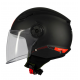 Casca open face MT Lite Kids A1 negru mat - casca de copii Casca open face MT Lite Kids A1 negru mat - casca de copii