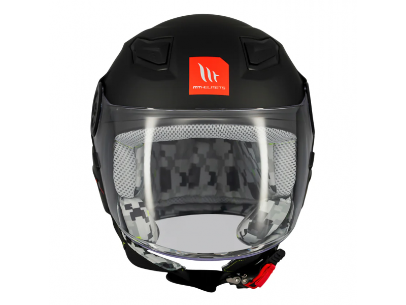 Casca open face MT Lite Kids A1 negru mat - casca de copii Casca open face MT Lite Kids A1 negru mat - casca de copii