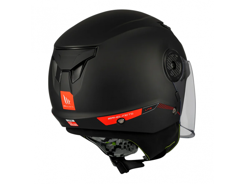 Casca open face MT Lite Kids A1 negru mat - casca de copii Casca open face MT Lite Kids A1 negru mat - casca de copii