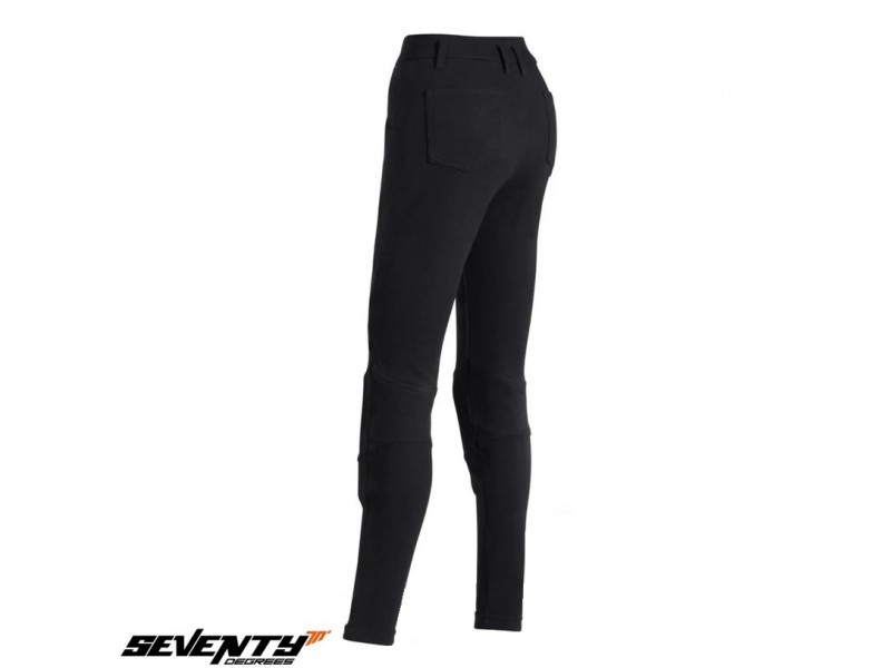 Pantaloni moto (leggins/colanti) femei Urban Seventy vara model SD-PL1 Iris culoare: negru