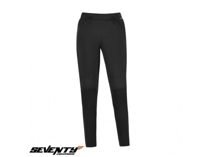 Pantaloni moto (leggins/colanti) femei Urban Seventy vara model SD-PL1 Iris culoare: negru