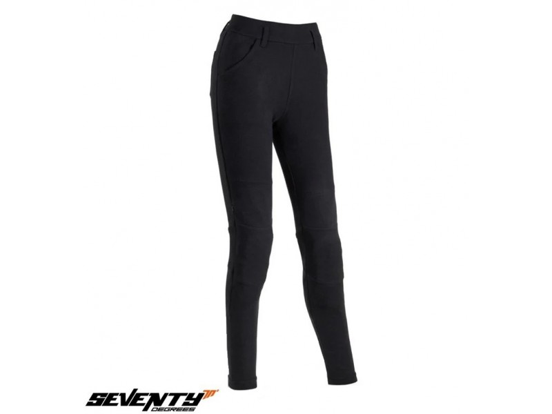 Pantaloni moto (leggins/colanti) femei Urban Seventy vara model SD-PL1 Iris culoare: negru