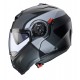 Casca modulabila (flip-up) Caberg model Duke Evo SV Indy P7 SV negru/gun metal (titanium)/gri mat Pinlock ready - lentila Pinlock inclusa