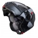 Casca modulabila (flip-up) Caberg model Duke Evo SV Indy P7 SV negru/gun metal (titanium)/gri mat Pinlock ready - lentila Pinlock inclusa