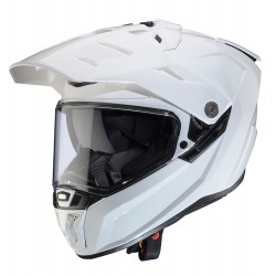 Casca adventure/off road Caberg model Tanami SV A1 alb lucios Pinlock ready - lentila Pinlock inclusa