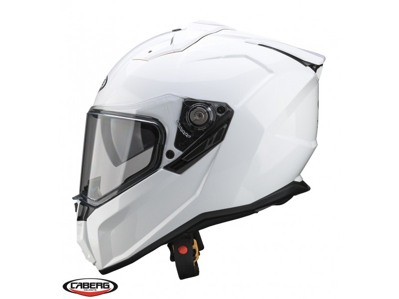 Casca adventure/off road Caberg model Tanami SV A1 alb lucios Pinlock ready - lentila Pinlock inclusa