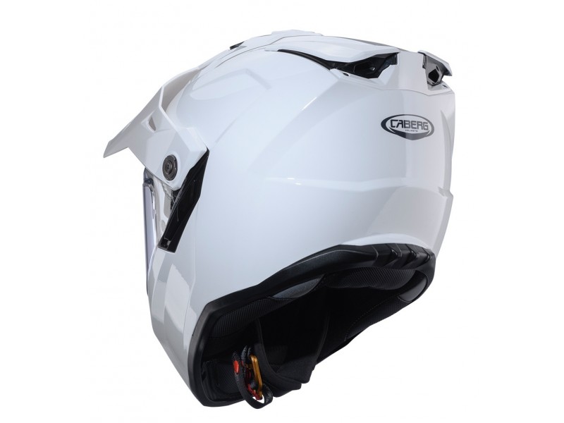 Casca adventure/off road Caberg model Tanami SV A1 alb lucios Pinlock ready - lentila Pinlock inclusa
