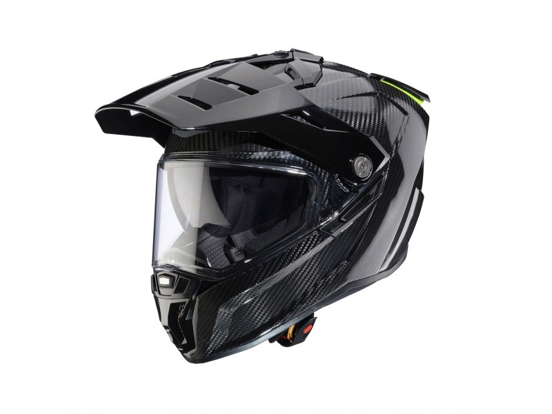 Casca adventure/off road Caberg model Tanami SV carbon Pinlock ready - lentila Pinlock inclusa (100% carbon)