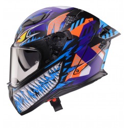 Casca integrala Caberg model Drift Evo II SV Nobo R5 negru/rosu/albastru/mov mat Pinlock ready - lentila Pinlock inclusa