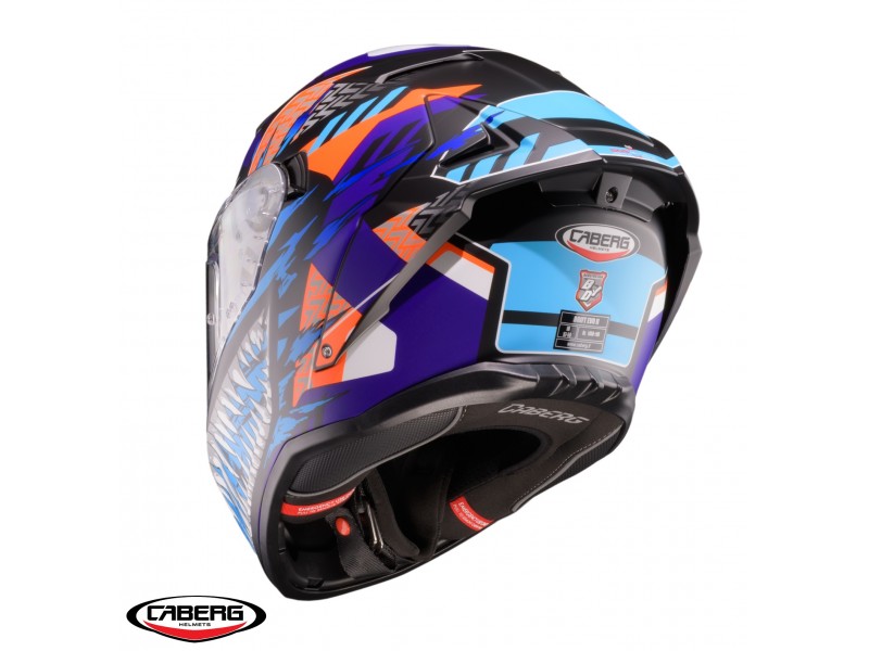 Casca integrala Caberg model Drift Evo II SV Nobo R5 negru/rosu/albastru/mov mat Pinlock ready - lentila Pinlock inclusa Casca integrala Caberg model Drift Evo II SV Nobo R5 negru/rosu/albastru/mov mat Pinlock ready - lentila Pinlock inclusa