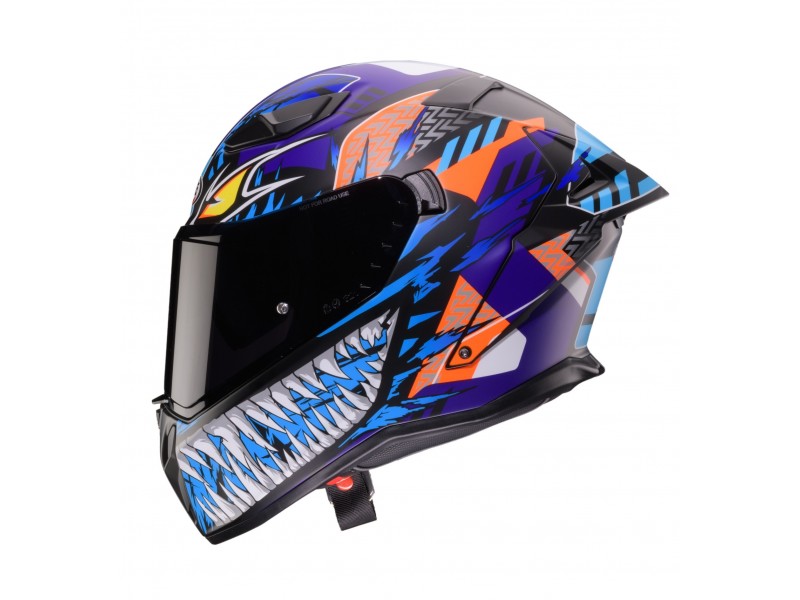 Casca integrala Caberg model Drift Evo II SV Nobo R5 negru/rosu/albastru/mov mat Pinlock ready - lentila Pinlock inclusa