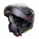Casca modulabila (flip-up) Caberg model Horus X Ray L6 negru/gri/galben fluor mat Pinlock ready - lentila Pinlock inclusa