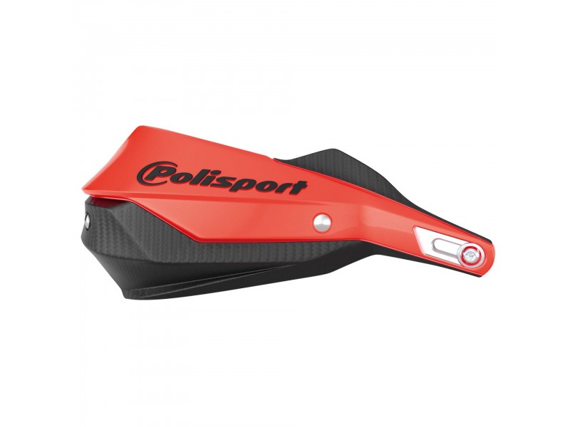 Set protectii maini (hand guard) aluminiu adventure/enduro Polisport Trail Blazer – culoare: rosu/negru Set protectii maini (hand guard) aluminiu adventure/enduro Polisport Trail Blazer – culoare: rosu/negru