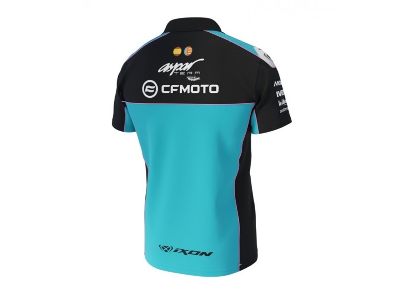 Tricou polo barbati Ixon model PO1 CFMO 25 culoare: albastru/negru