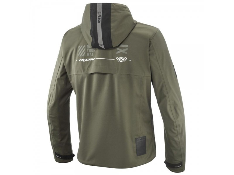 Geaca (jacheta) motociclete barbati Touring/Adventure/Urban Ixon Mid-Season model M-Quarter MS culoare: khaki/negru (geaca laminata; waterproof si pe exterior) Geaca (jacheta) motociclete barbati Touring/Adventure/Urban Ixon Mid-Season model M-Quarter MS culoare: khaki/negru (geaca laminata; waterproof si pe exterior)