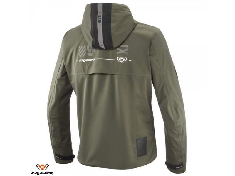 Geaca (jacheta) motociclete barbati Touring/Adventure/Urban Ixon Mid-Season model M-Quarter MS culoare: khaki/negru (geaca laminata; waterproof si pe exterior) Geaca (jacheta) motociclete barbati Touring/Adventure/Urban Ixon Mid-Season model M-Quarter MS culoare: khaki/negru (geaca laminata; waterproof si pe exterior)