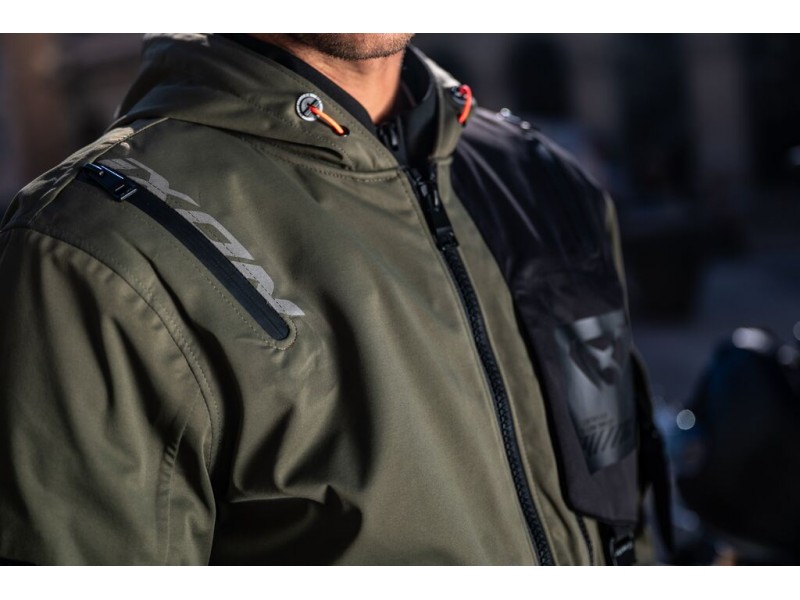 Geaca (jacheta) motociclete barbati Touring/Adventure/Urban Ixon Mid-Season model M-Quarter MS culoare: khaki/negru (geaca laminata; waterproof si pe exterior) Geaca (jacheta) motociclete barbati Touring/Adventure/Urban Ixon Mid-Season model M-Quarter MS culoare: khaki/negru (geaca laminata; waterproof si pe exterior)