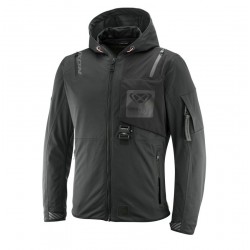 Geaca (jacheta) motociclete barbati Touring/Adventure/Urban Ixon Mid-Season model M-Quarter MS culoare: antracit/negru (geaca laminata; waterproof si pe exterior)