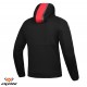 Geaca (hanorac tip hoodie) motociclete barbati Urban Ixon vara model Touchdown culoare: negru/rosu Geaca (hanorac tip hoodie) motociclete barbati Urban Ixon vara model Touchdown culoare: negru/rosu