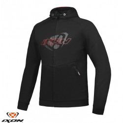 Geaca (hanorac tip hoodie) motociclete barbati Urban Ixon vara model Touchdown culoare: negru/rosu Geaca (hanorac tip hoodie) motociclete barbati Urban Ixon vara model Touchdown culoare: negru/rosu