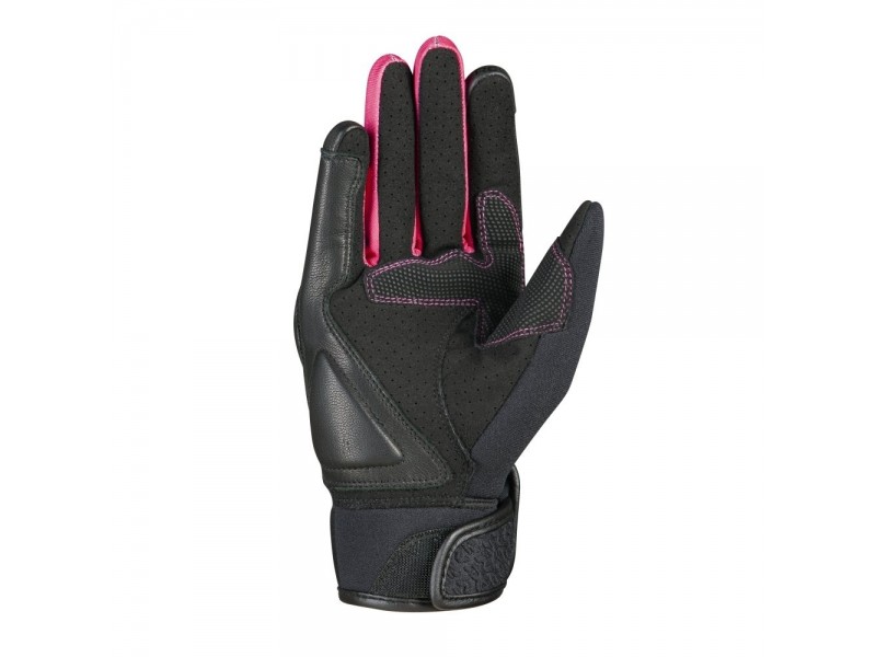 Manusi femei Roadster vara piele/textil Ixon model RS Launch LS culoare: negru/fuchsia (roz) - degete tactile