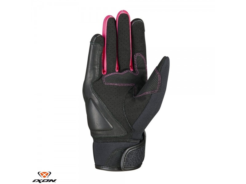 Manusi femei Roadster vara piele/textil Ixon model RS Launch LS culoare: negru/fuchsia (roz) - degete tactile Manusi femei Roadster vara piele/textil Ixon model RS Launch LS culoare: negru/fuchsia (roz) - degete tactile