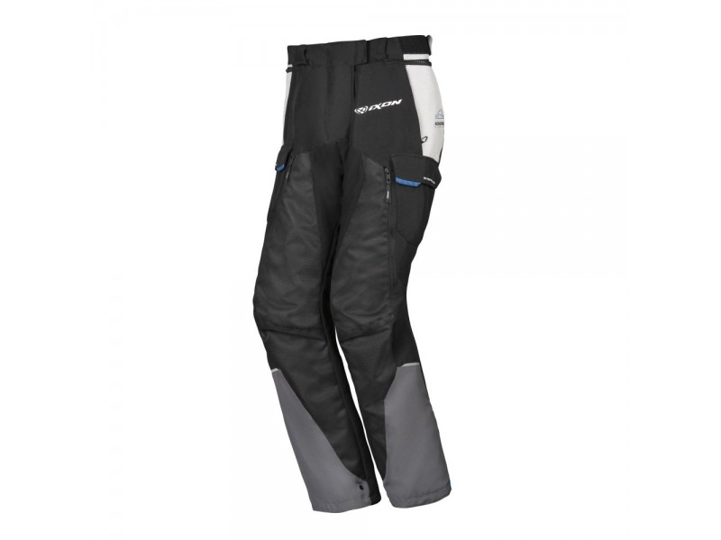 Pantaloni motociclete femei Touring/Adventure Ixon All season model Balder LS culoare: negru/gri/albastru