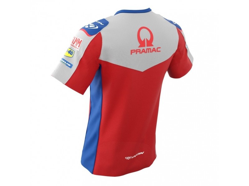 Tricou copii Ixon model TSK Pramac 22 culoare: rosu/albastru/alb Tricou copii Ixon model TSK Pramac 22 culoare: rosu/albastru/alb