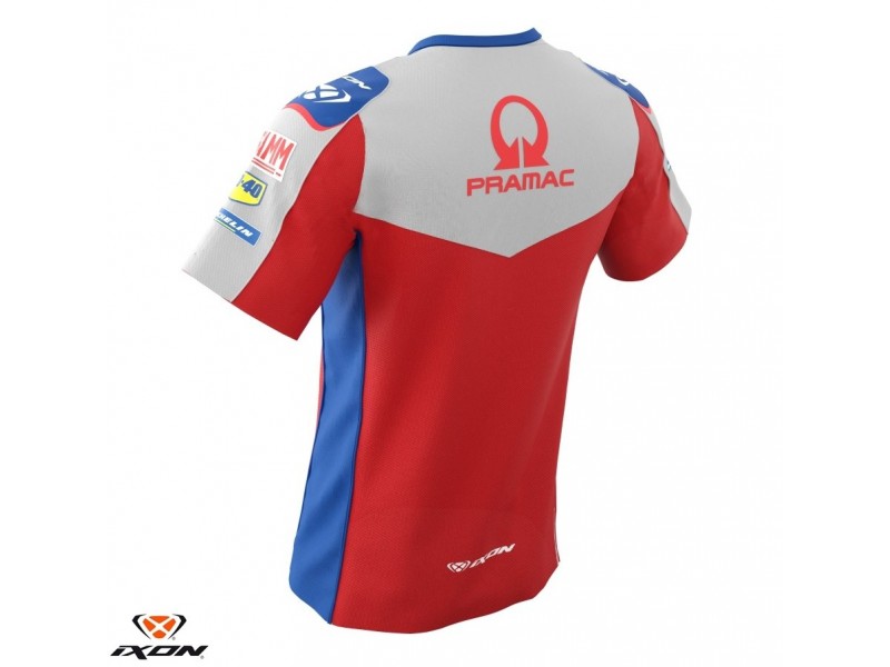 Tricou copii Ixon model TSK Pramac 22 culoare: rosu/albastru/alb Tricou copii Ixon model TSK Pramac 22 culoare: rosu/albastru/alb