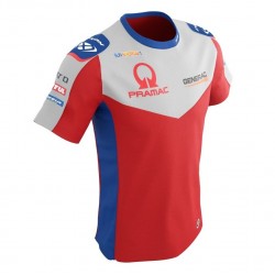 Tricou copii Ixon model TSK Pramac 22 culoare: rosu/albastru/alb