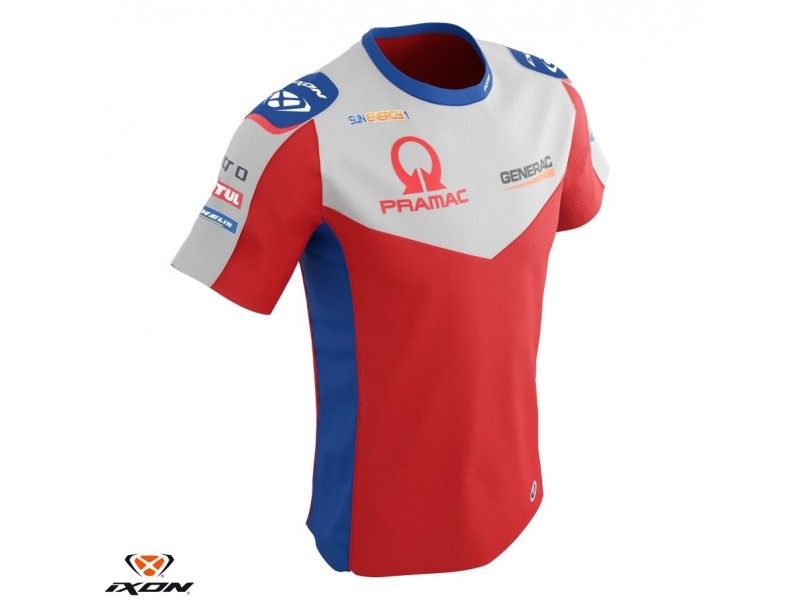 Tricou copii Ixon model TSK Pramac 22 culoare: rosu/albastru/alb Tricou copii Ixon model TSK Pramac 22 culoare: rosu/albastru/alb