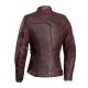 Geaca (jacheta) motociclete femei piele Urban/Heritage Ixon All season model Spark LS culoare: burgundy (visiniu)
