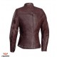 Geaca (jacheta) motociclete femei piele Urban/Heritage Ixon All season model Spark LS culoare: burgundy (visiniu) Geaca (jacheta) motociclete femei piele Urban/Heritage Ixon All season model Spark LS culoare: burgundy (visiniu)