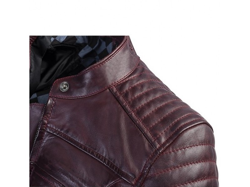 Geaca (jacheta) motociclete femei piele Urban/Heritage Ixon All season model Spark LS culoare: burgundy (visiniu) Geaca (jacheta) motociclete femei piele Urban/Heritage Ixon All season model Spark LS culoare: burgundy (visiniu)