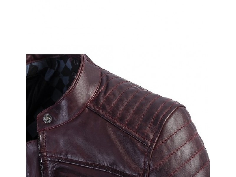 Geaca (jacheta) motociclete femei piele Urban/Heritage Ixon All season model Spark LS culoare: burgundy (visiniu) Geaca (jacheta) motociclete femei piele Urban/Heritage Ixon All season model Spark LS culoare: burgundy (visiniu)